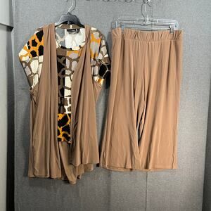 Attitudes by Renee Petite Global Illusion 3 Piece Set Cocoa Giraffe, MP